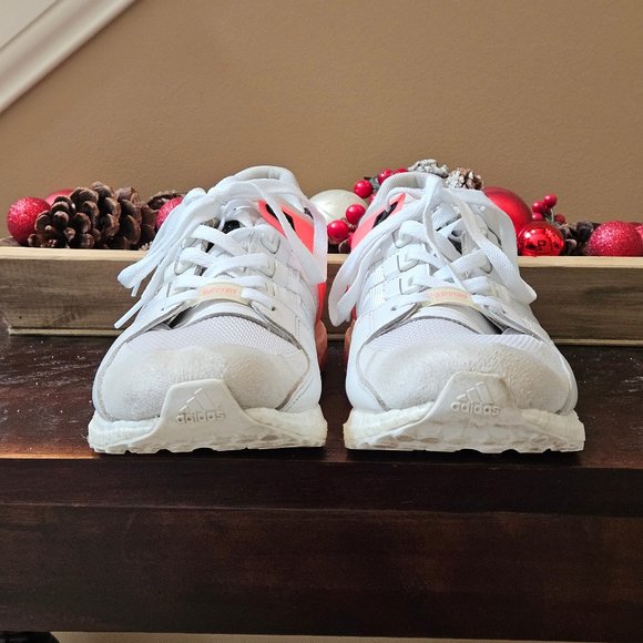 Adidas Men's Ultraboost Equipment ADV/91-16 Athletic Shoes, White/Black, Sz 13 - Picture 4 of 16